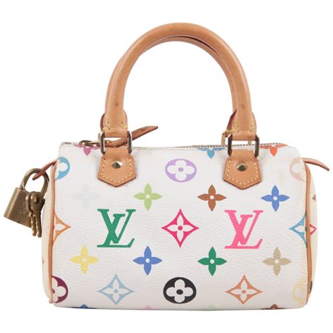 lv bag white color